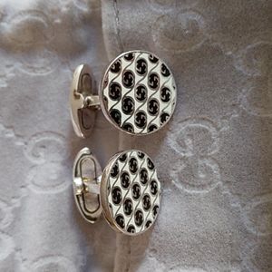 Gucci cuff links Sterling silver